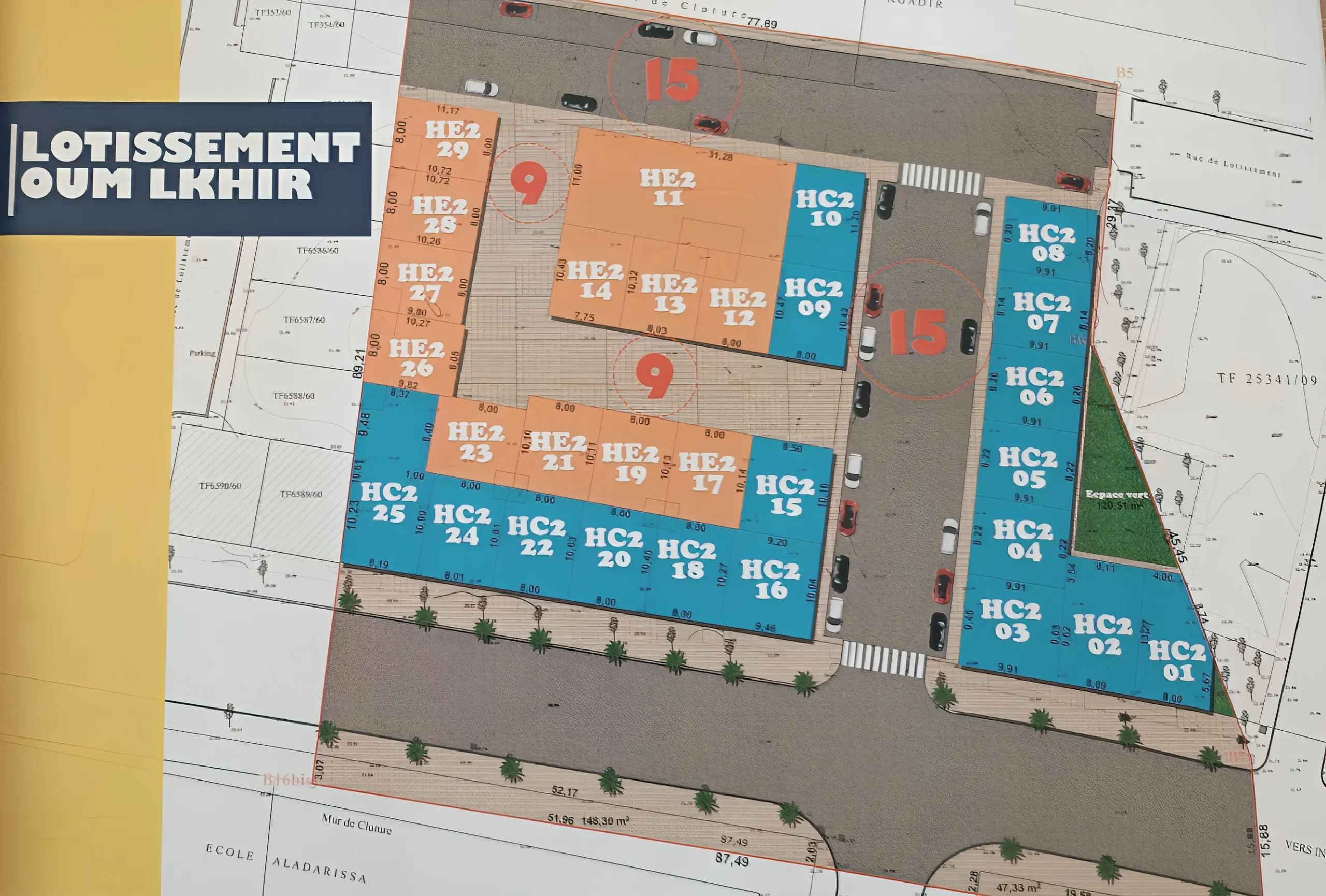 Lotissement oum lkhir – agadir